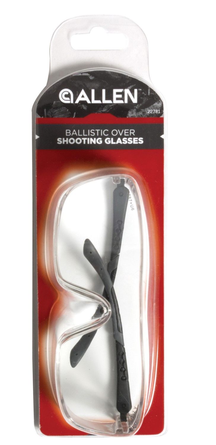 Allen Ballistic Over Glasses, Colour: Clear Lens