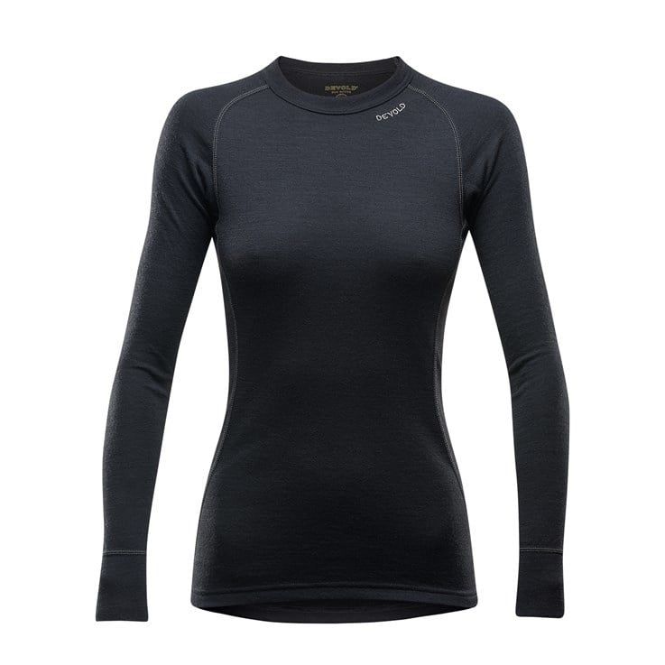 Devold Duo Active Woman Shirt, Size: Small, Colour: Black