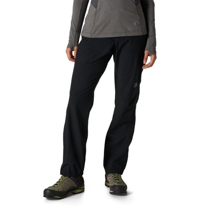 Mountain Hardwear Women&#39;s Stretch Ozonic Pant (F22), Size: Extra Small, Colour: Black, Length: Short