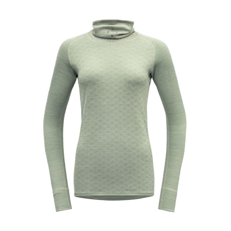 Devold Kvitegga Merino 230 Woman High Neck, Size: Extra Small, Colour: Raw White
