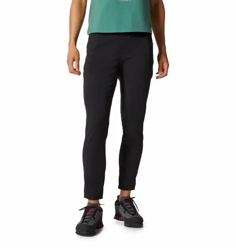Mountain Hardwear Women&#39;s Dynama High Rise Ankle Pant , Size: Small, Colour: Black