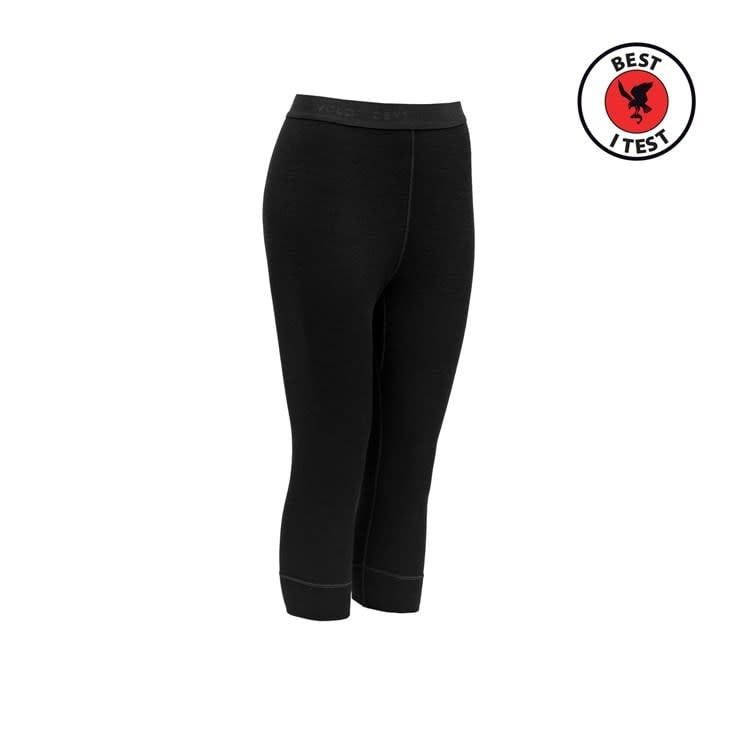 Devold Expedition Merino 235 Woman 3/4 Long Johns , Size: Small, Colour: Black