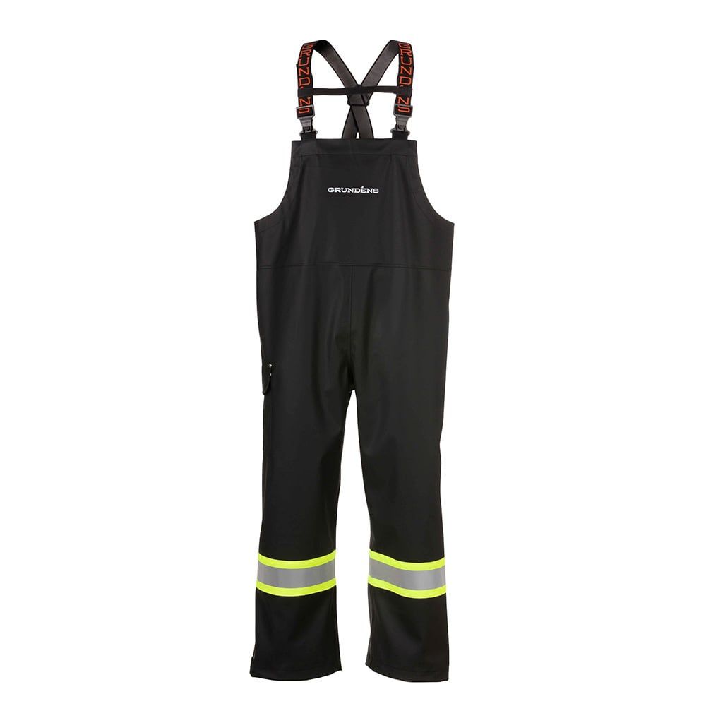 Grundens Men&#39;s CSA Neptune Bib, Size: Small, Colour: CSA Black Reflective