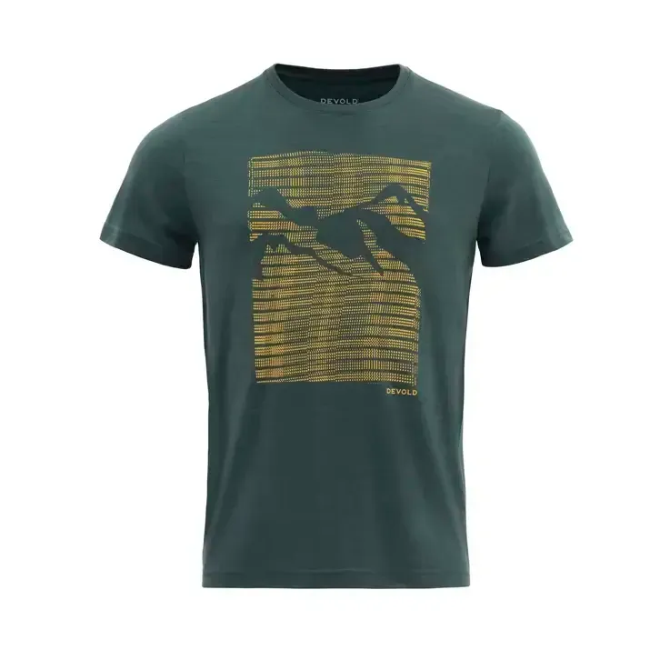 Devold Men&#39;s Havtaka Merino 150 Tee, Size: Medium, Colour: Woods