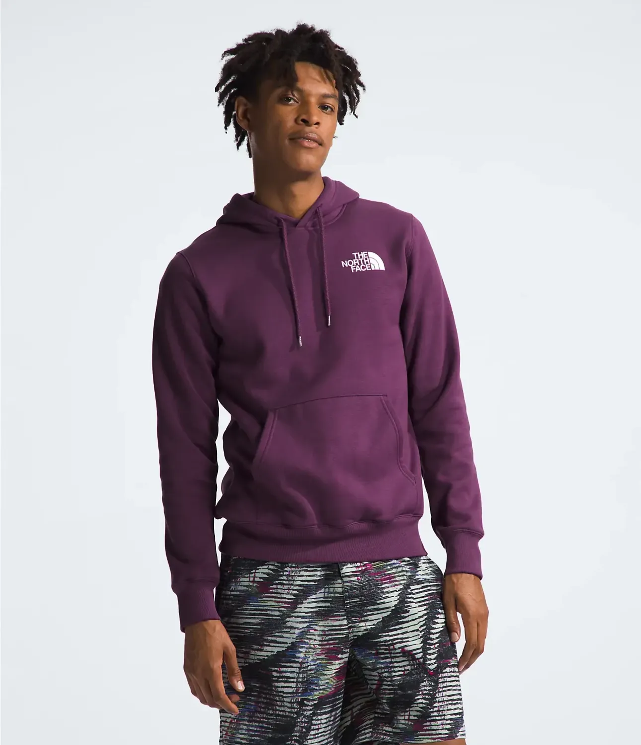 The North Face Men&#39;s Box NSE Pullover Hoodie, Size: Small, Colour: Black Currant Purple