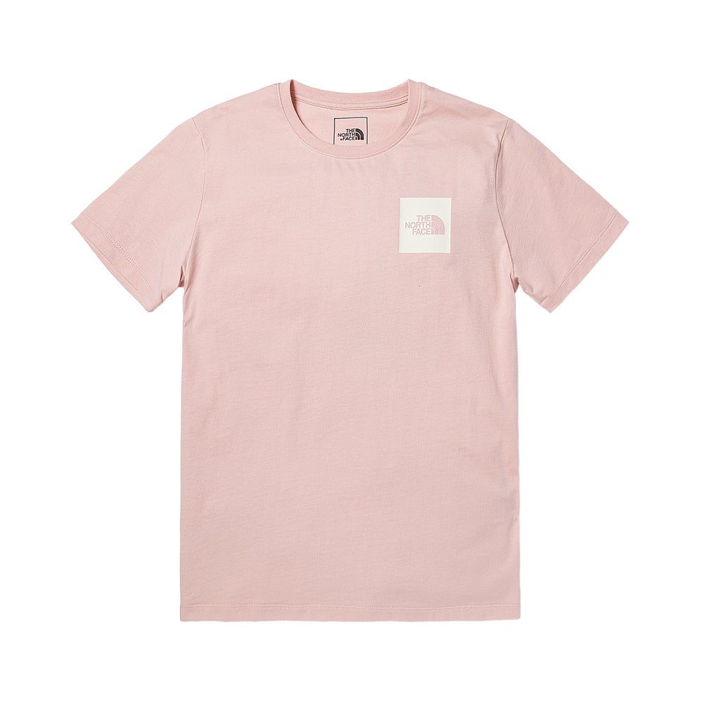 The North Face Women&#39;s Short Sleeve Box Logo Tee, Size: Extra Small, Colour: Pink Moss