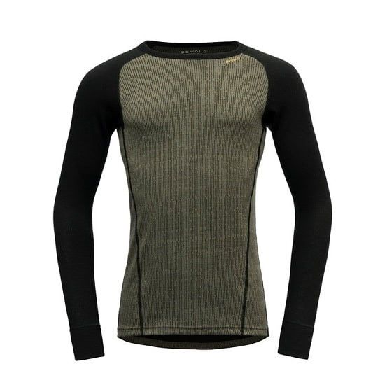 Devold Duo Active Man Shirt, Size: Small, Colour: Lichen/Caviar