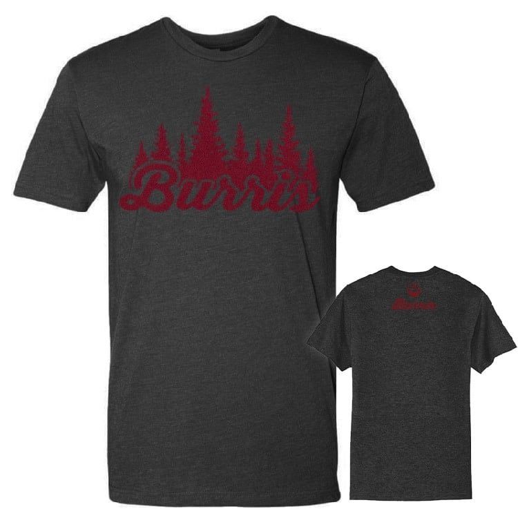 Burris Trees T-Shirt, Color: Charcoal, Size: Medium
