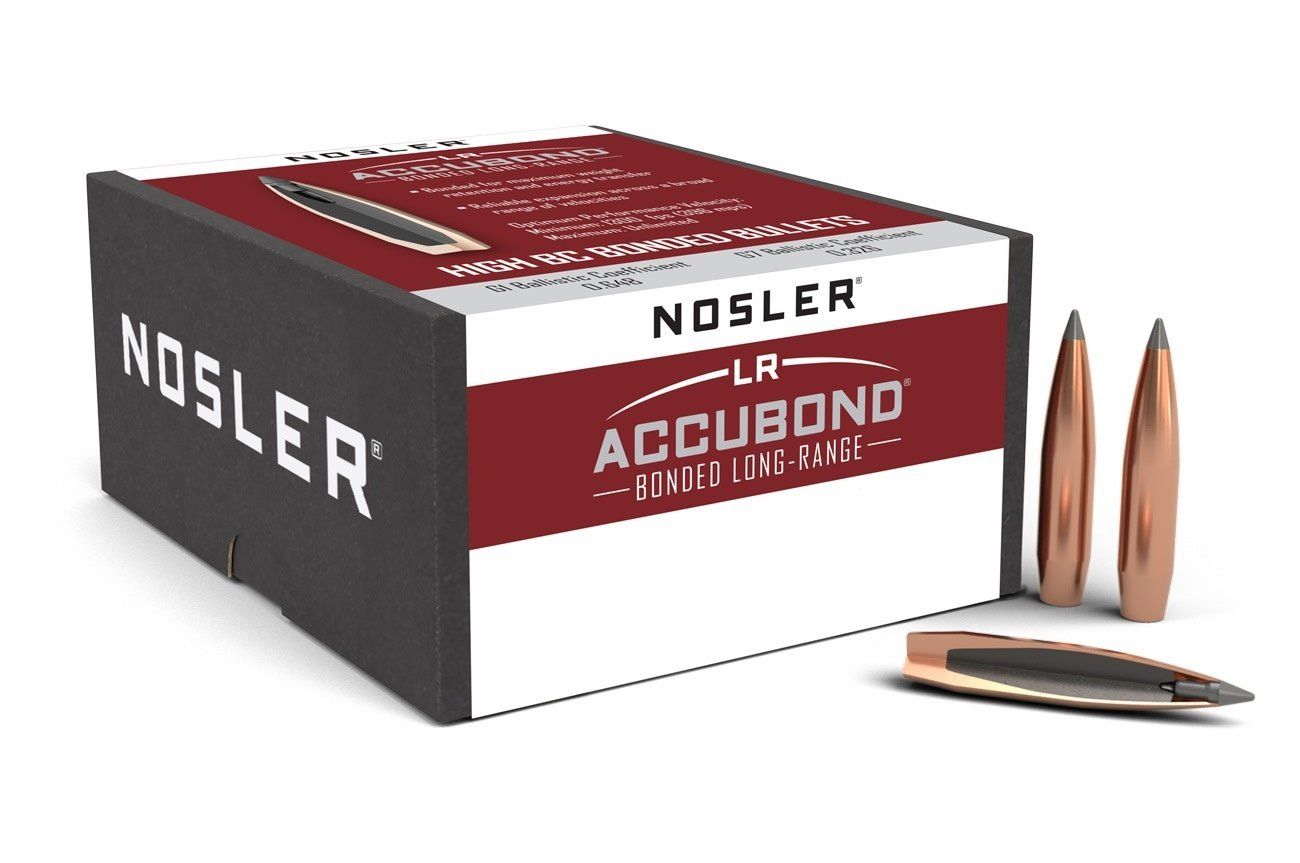 Nosler Accubond Long Range Bullets, Caliber: 7mm .284 175 Grain