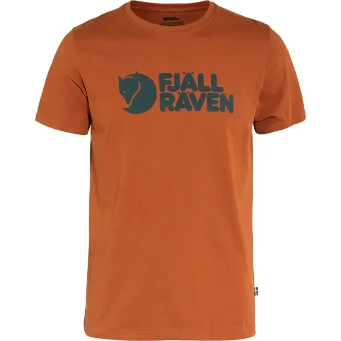 FjallRaven Men&#39;s Logo T-Shirt, Size: Medium, Colour: Terracotta Brown