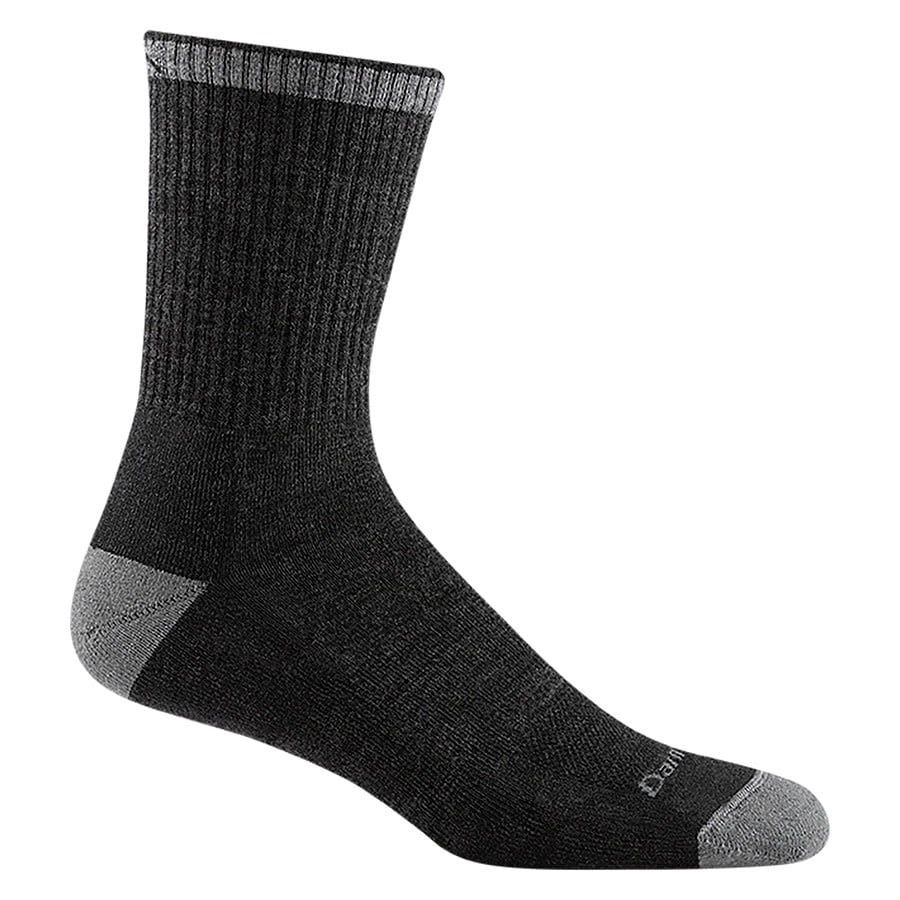 Darn Tough Men&#39;s Fred Tuttle Micro Crew Midweight Work Socks, Cushioning: Cushion, Size: Medium, Colour: Gravel