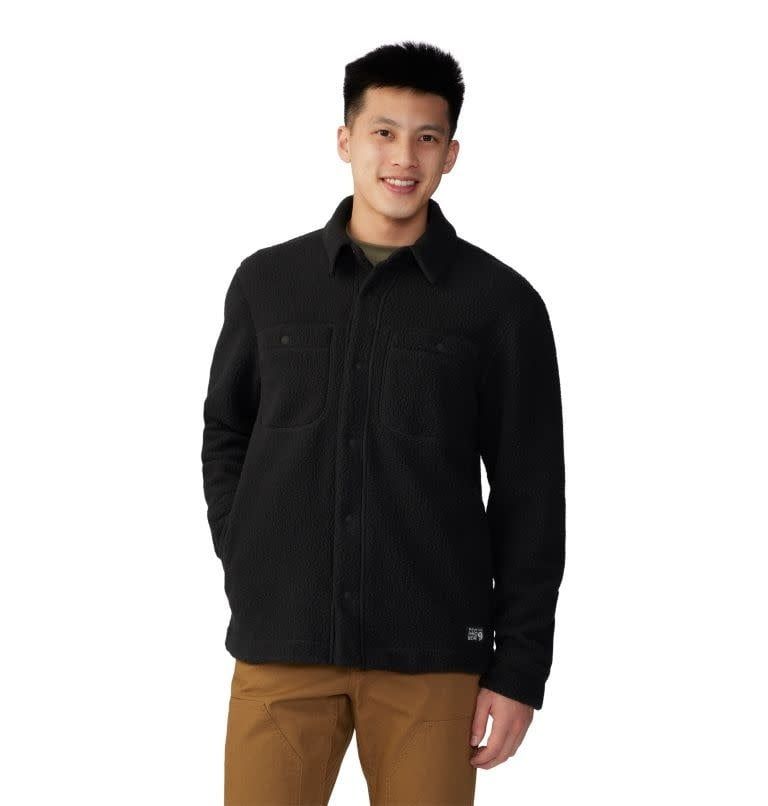 Mountain Hardwear Men&#39;s HiCamp Fleece Shacket, Size: Small, Colour: Black