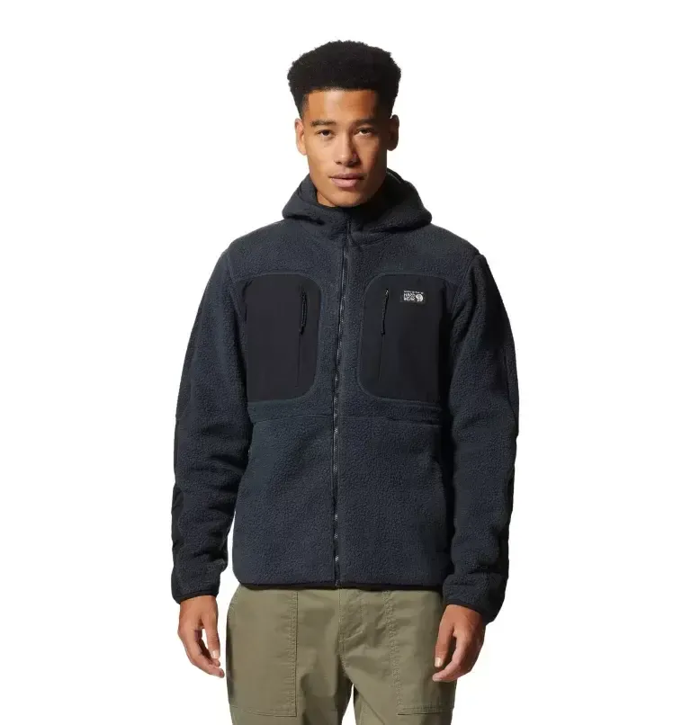Mountain Hardwear Men&#39;s HiCamp Fleece Hoody, Size: Small, Colour: Dark Storm