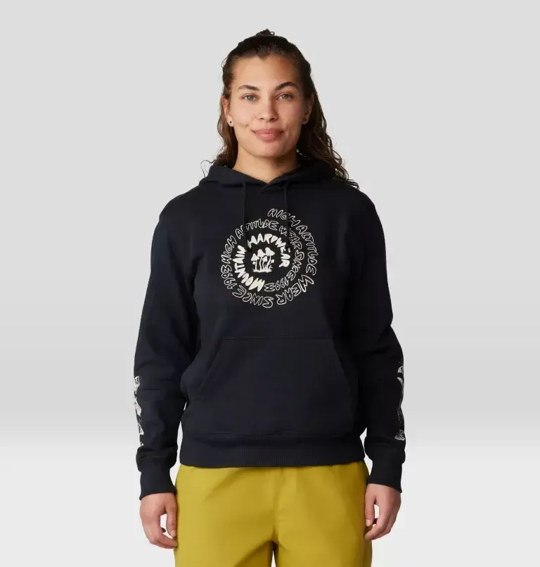 Mountain Hardwear Women&#39;s Type Swirl Pullover Hoody, Size: Small, Colour: Black
