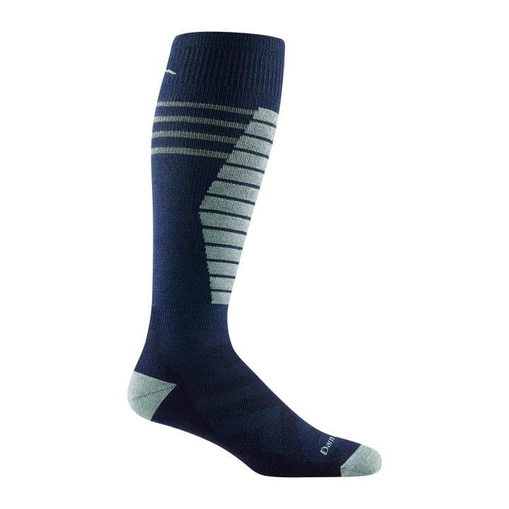 Darn Tough Men&#39;s Edge Over-the-Calf Midweight Ski &amp; Snowboard Sock, Cushioning: Cushion, Size: Medium (8-9.5), Colour: Midnight
