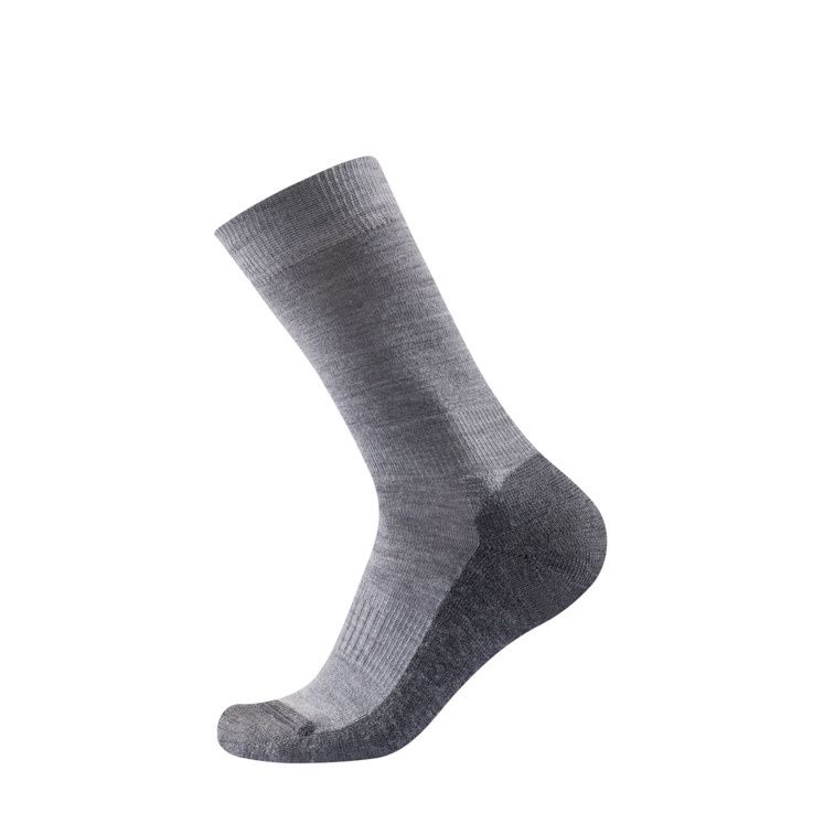 Devold of Norway Multi Merino Medium Sock, Size: 35-37, Colour: Grey Melange