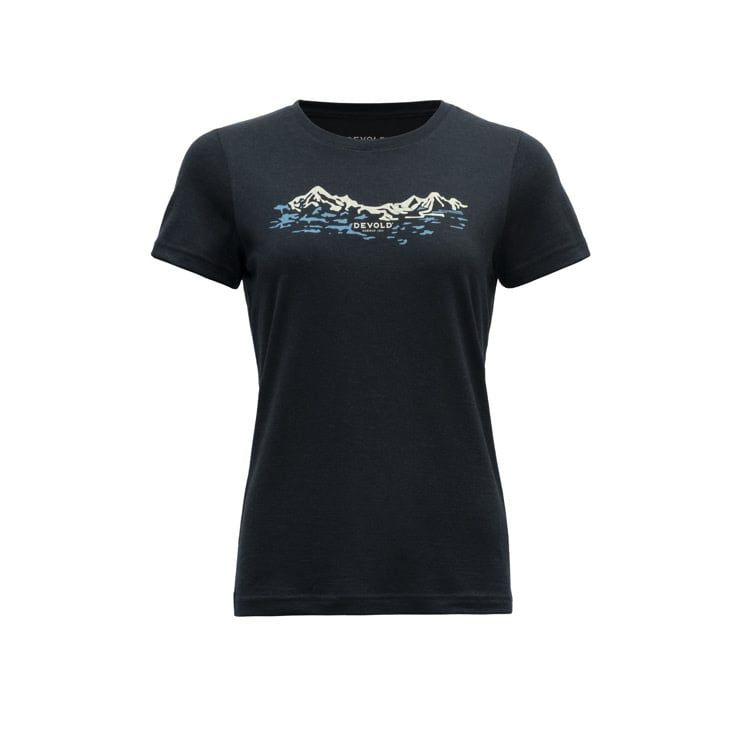 Devold Eidsdal Women&#39;s Merino Tee, Size: Small, Colour: Ink