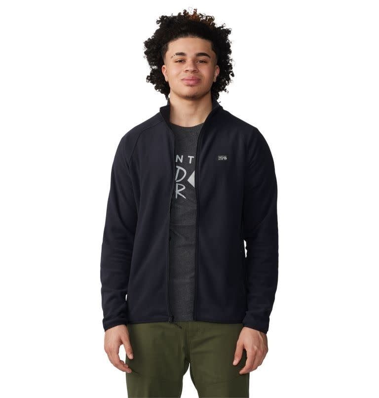 Mountain Hardwear Men&#39;s Microchill Full Zip Jacket, Size: Medium, Colour: Black