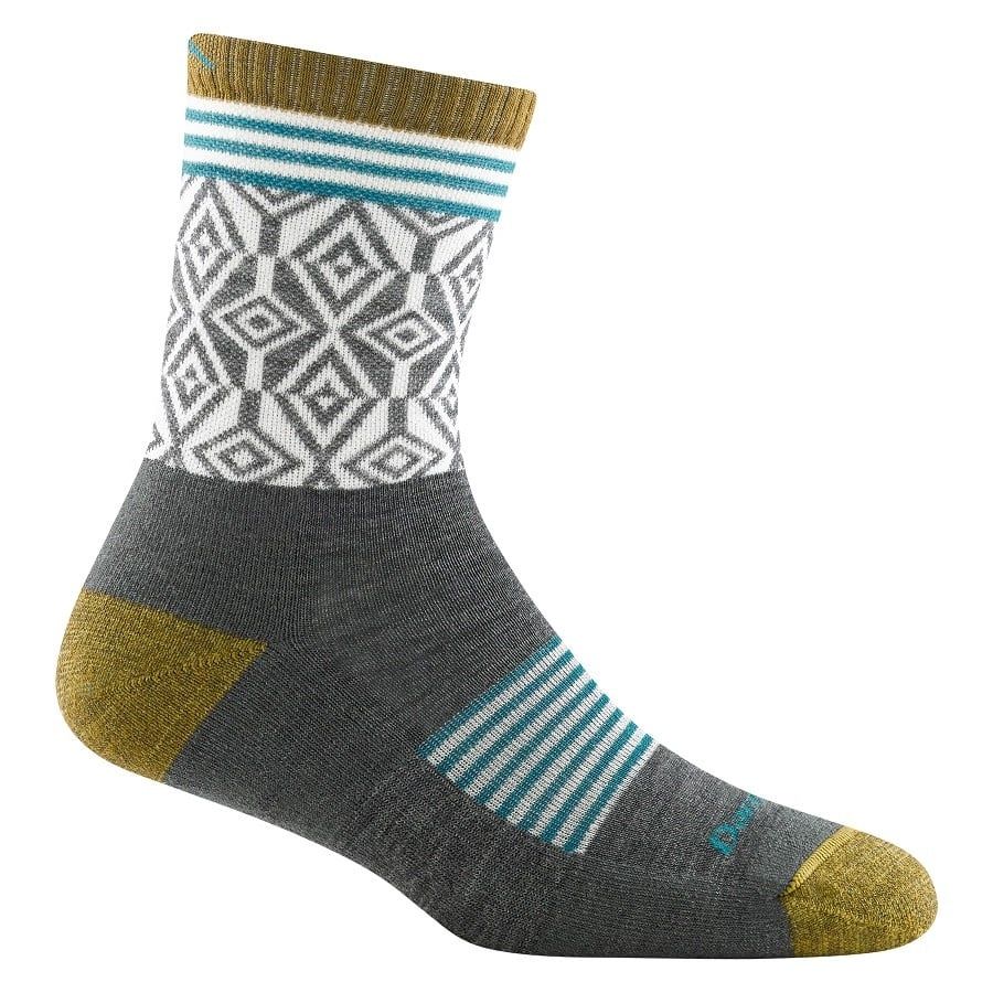 Darn Tough Women&#39;s Sobo Micro Crew Lightweight , Cushioning: Cushion, Size: Small (Women&#39;s 4.5-7), Colour: Gray