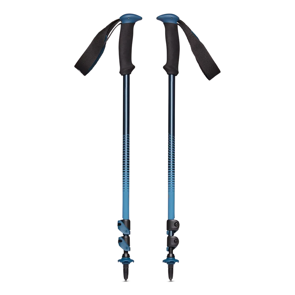Black Diamond Trail Back Trekking Poles, Color: Azurite