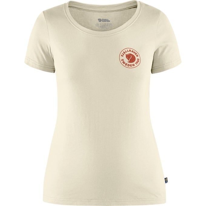 FjallRaven Women&#39;s 1960 Logo T-Shirt, Size: Small, Colour: Chalk White