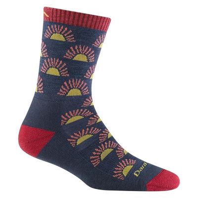 Darn Tough Women&#39;s Ray Day Micro Crew Lightweight Hiking Sock, Cushioning: Cushion, Size: Small, Colour: Denim