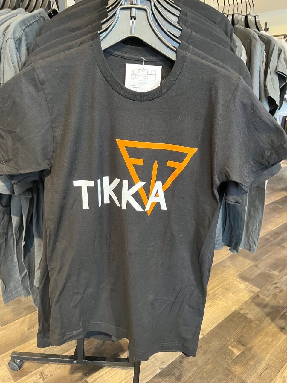 Tikka Logo T-Shirt, Color: Black, Size: S