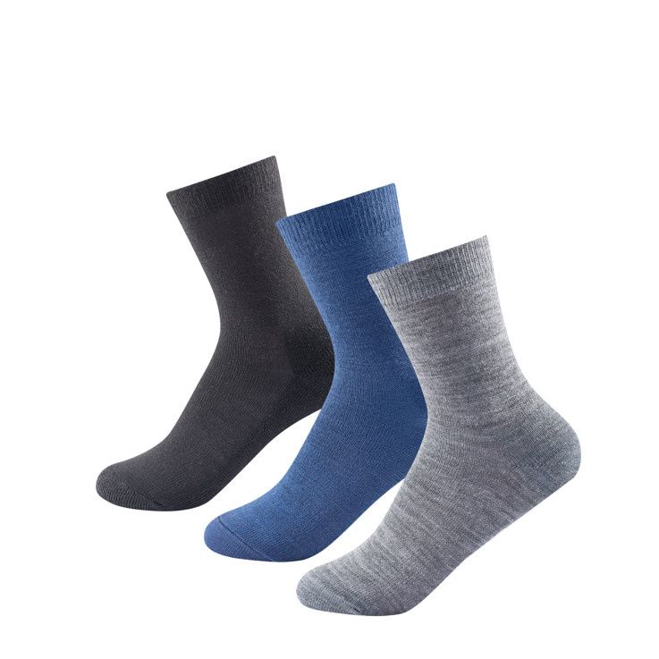  Devold Daily Merino Light Sock 3 Pck, Size: 36-40, Colour: indigo Mix
