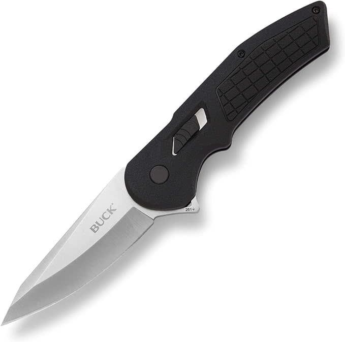 Buck 261 Hexam Folding Knife, Color: Black