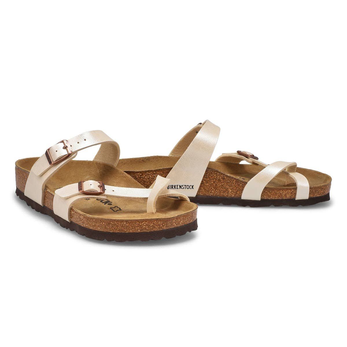 Birkenstock Mayari Birko-Flor, Color: Graceful Pearl White, Size: 36 Regular