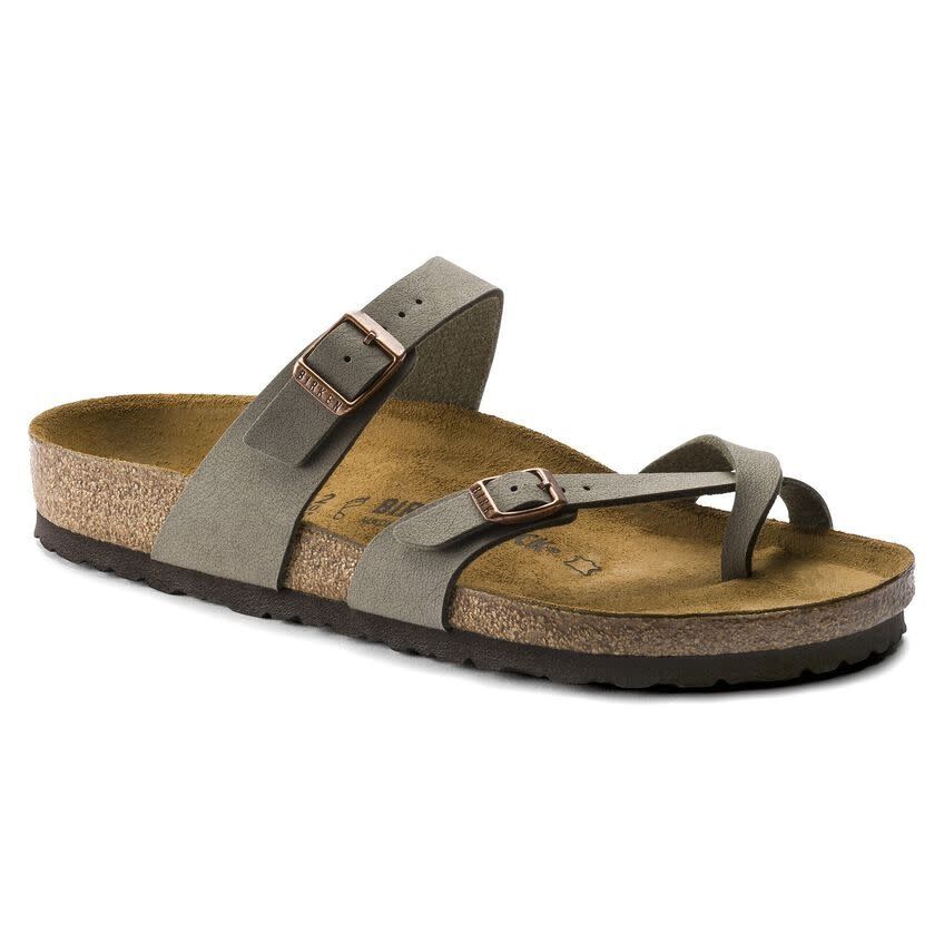 Birkenstock Mayari Birkibuc, Color: Stone, Size: 36 Regular