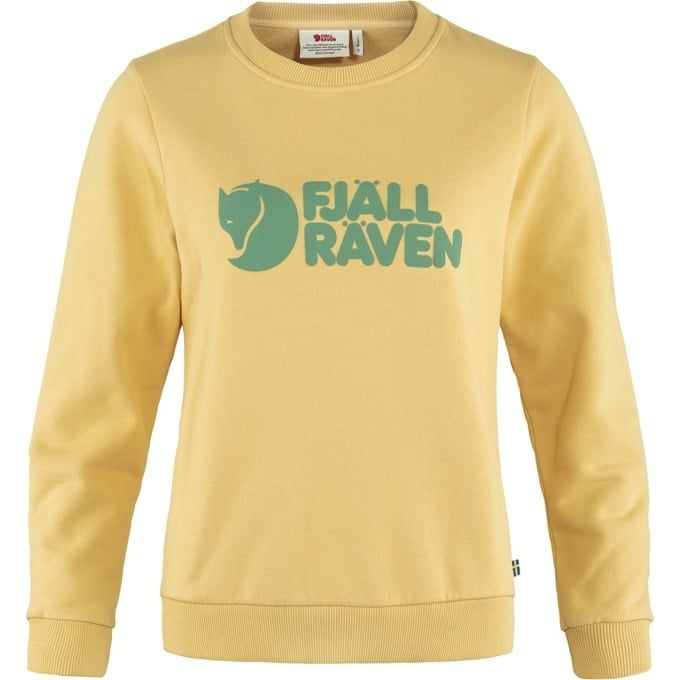 FjallRaven Women&#39;s Logo Sweater, Size: Small, Colour: Mais Yellow