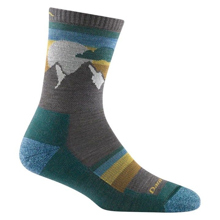 Darn Tough Women&#39;s Sunset Ledge Micro Crew Lightweight Hiking Sock, Cushioning: Cushion, Size: Small (Women&#39;s 4.5-7), Colour: Taupe