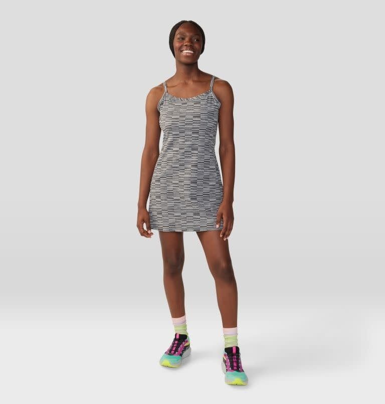 Mountain Hardwear Women&#39;s Dynama Dress, Size: Extra Small, Colour: Ashen Sediment Check Print