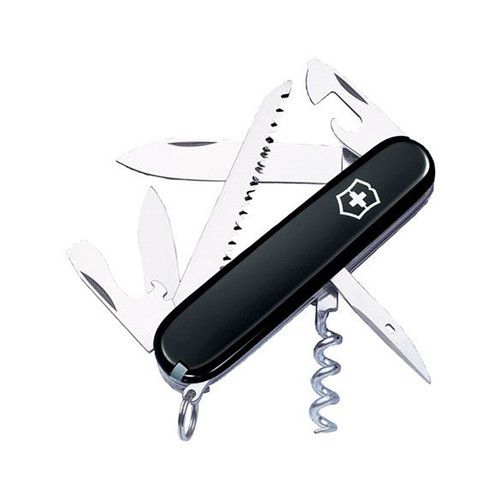 Victorinox Swiss Army Camper Multi-Function Knife Black