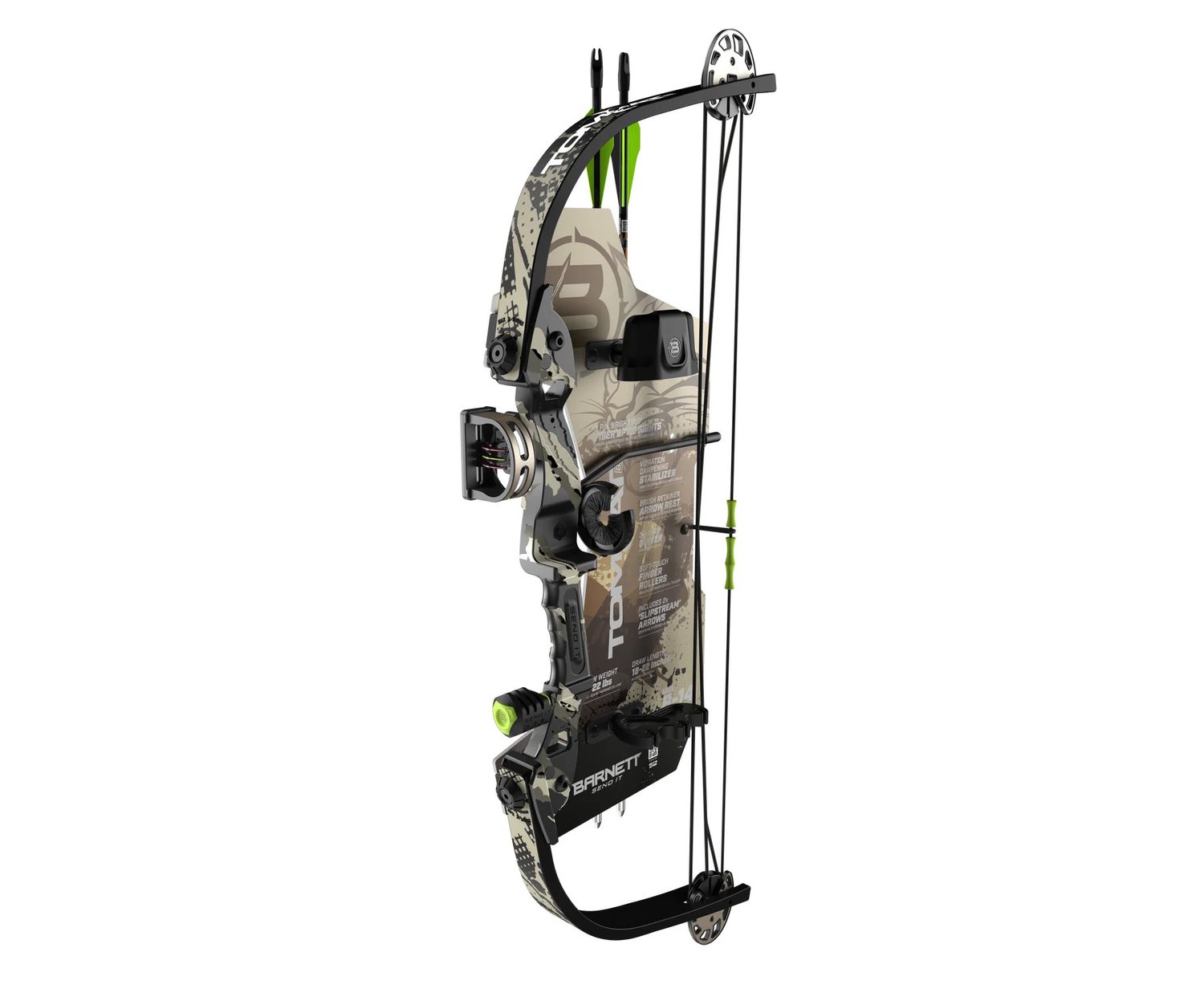 Barnett Tomcat G3 Compound Youth Bow, Colour: Camo