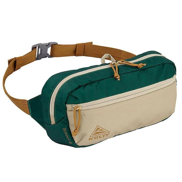 Kelty Sunny Fanny Pack Green with Beige Trim  5 Liter