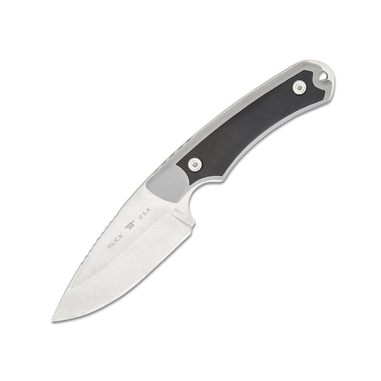 Buck  664 Alpha Hunter Select Fixed Blade Knife, Color: Grey