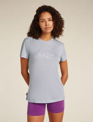 Icebreaker Women&#39;s Merino 150 Tech Lite Short Sleeve T-Shirt Sunrise Summit