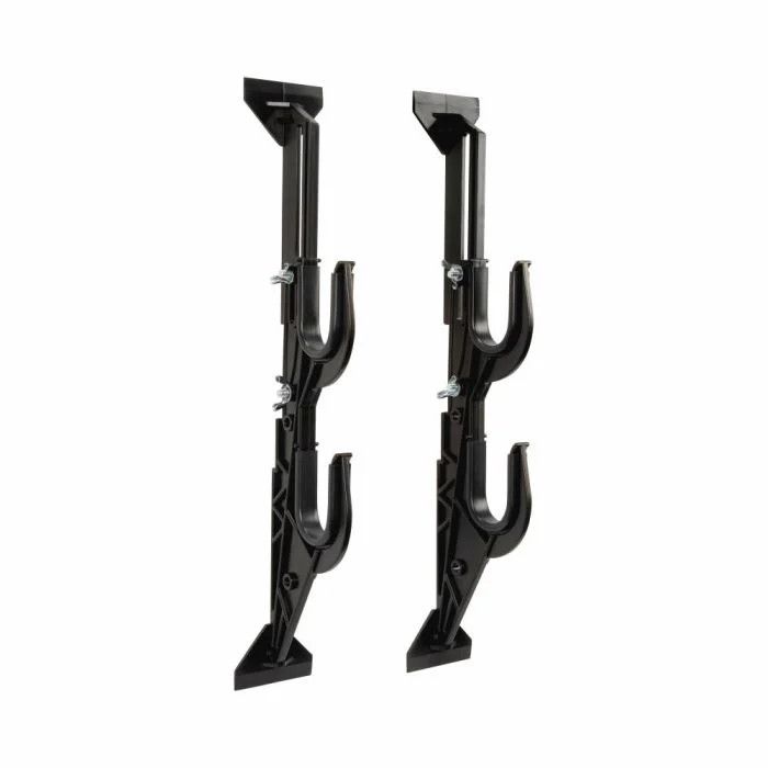 Allen Truck Rear Window Gun Rack, Holds 2 Shotguns, Rifles, Bows, or Tools, Adjusts 9.5&quot;-16.5,&quot; Black