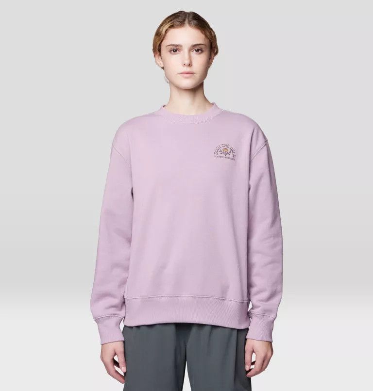 Mountain Hardwear Women&#39;s Seek Floral Pullover Crew, Size: Small, Colour: Daze