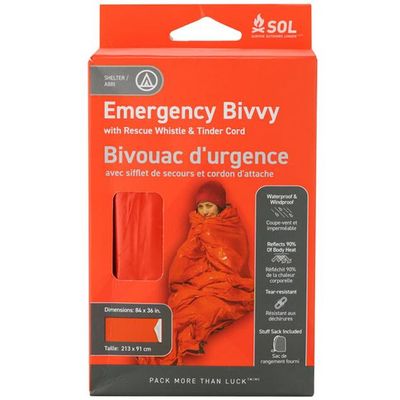 SOL Emergency Bivvy with Rescue Whistle