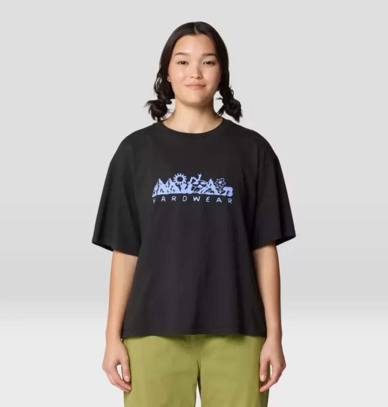 Mountain Hardwear Women&#39;s MHW Sun Stash Collab Crop Short Sleeve