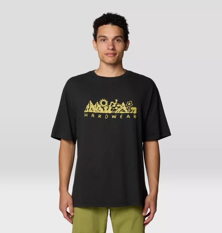 Mountain Hardwear Men&#39;s MHW Sun Stash Collab Short Sleeve, Size: Medium, Colour: Stealth Grey