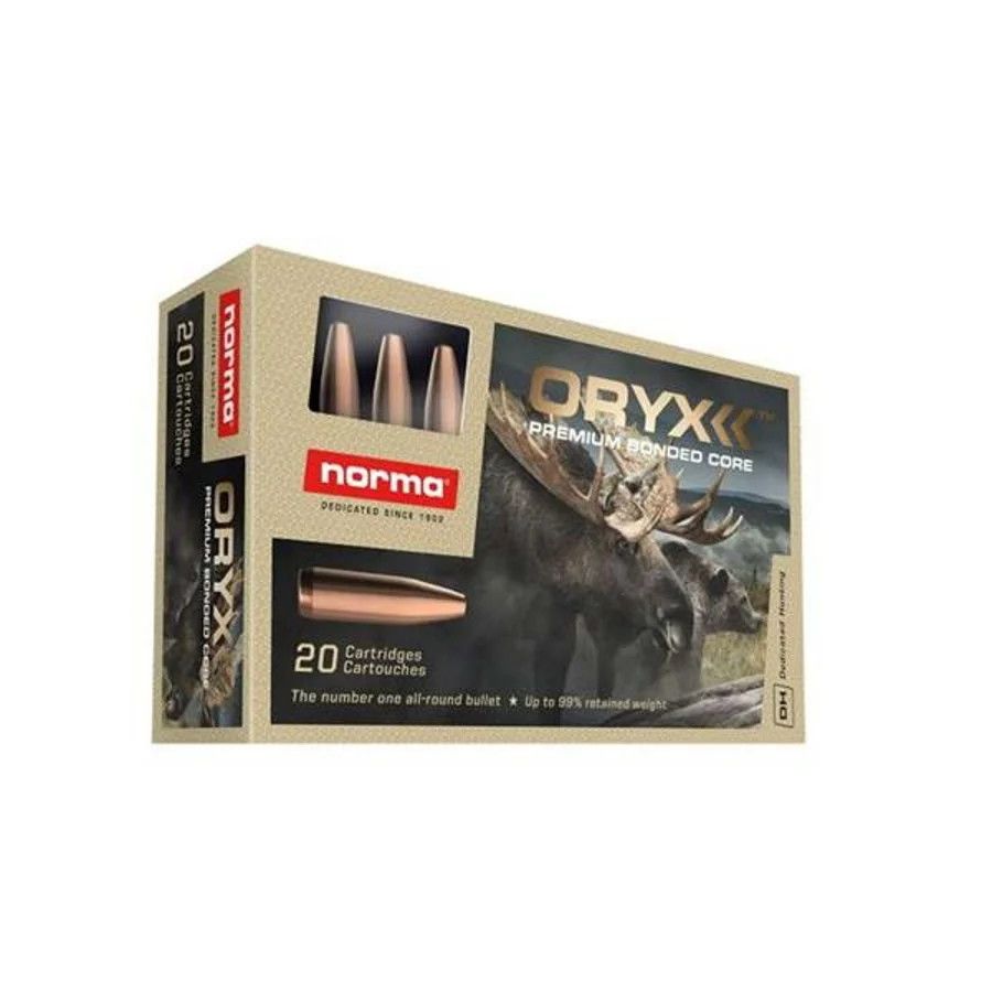 Norma Oryx Ammunition, Caliber/Bullet Weight: 222 Rem 55 Grain