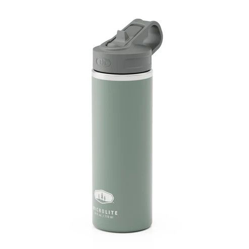 GSI Microlite 710 Straw Top Insulated Vacuum Bottle, Colour: Jade