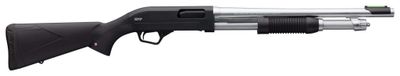Winchester SXP Marine Defender Pump-Action Shotgun, 18&quot; Barrel, Synthetic Stock, 12 Gauge (512268395)