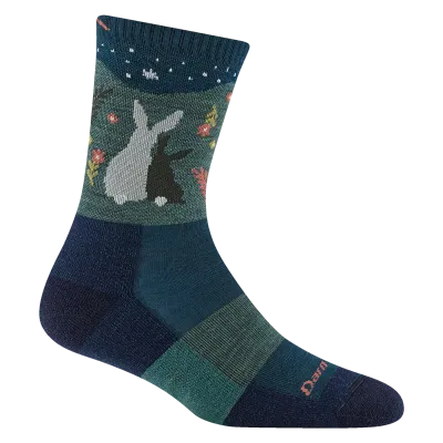Darn Tough Women&#39;s Critter Club Micro Crew Lightweight Hiking Socks