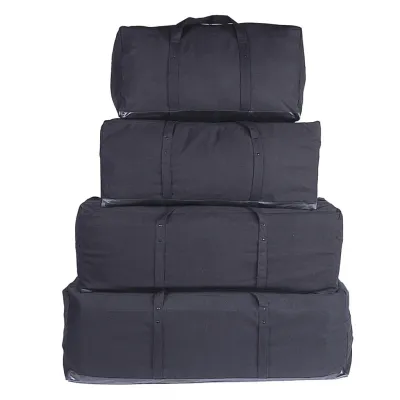 World Famous Canvas Equipment Bag, Black