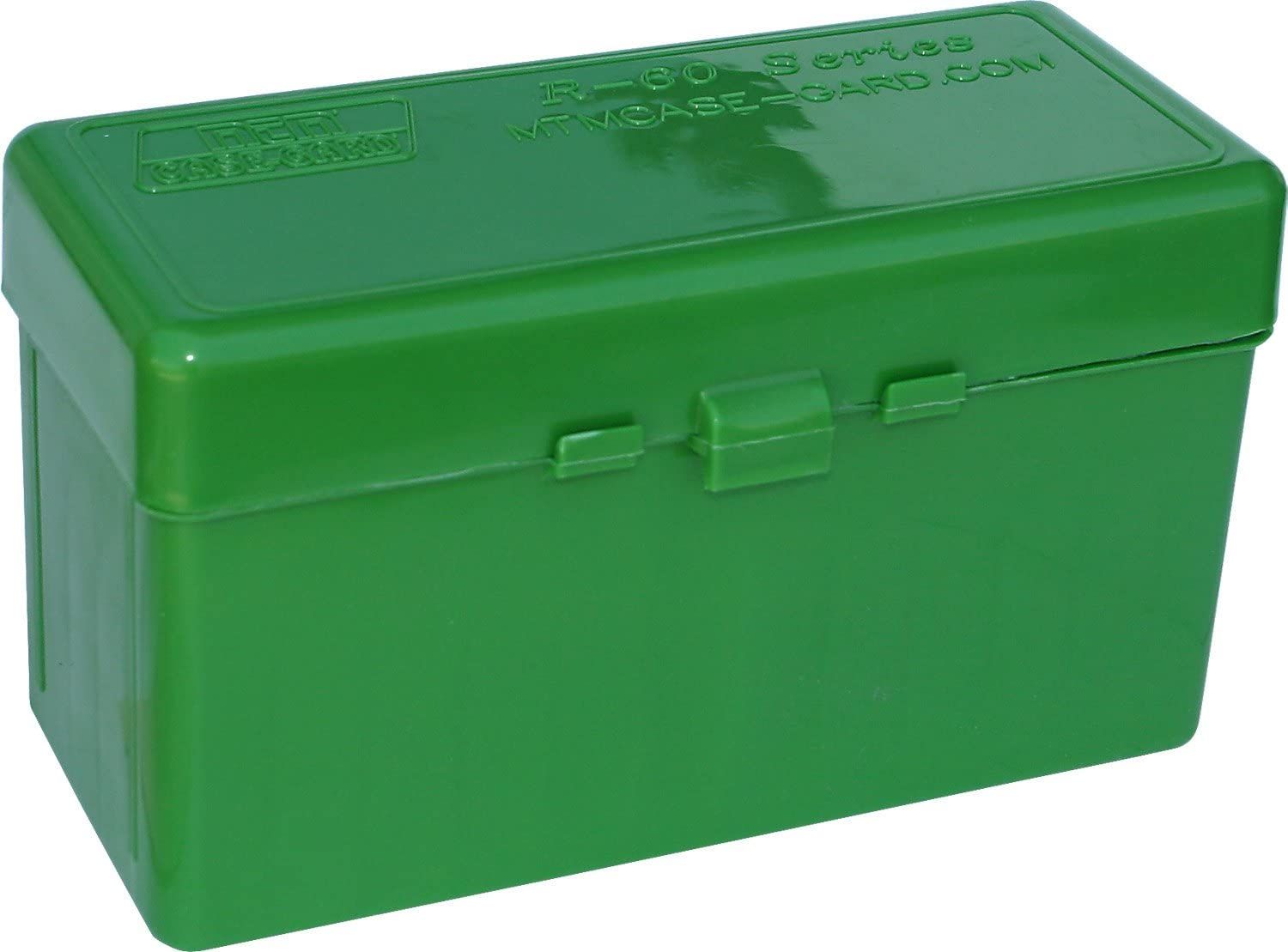 MTM Case-Gard R-60 Series Rifle Flip Top Ammo Boxes Green (10) RL-60